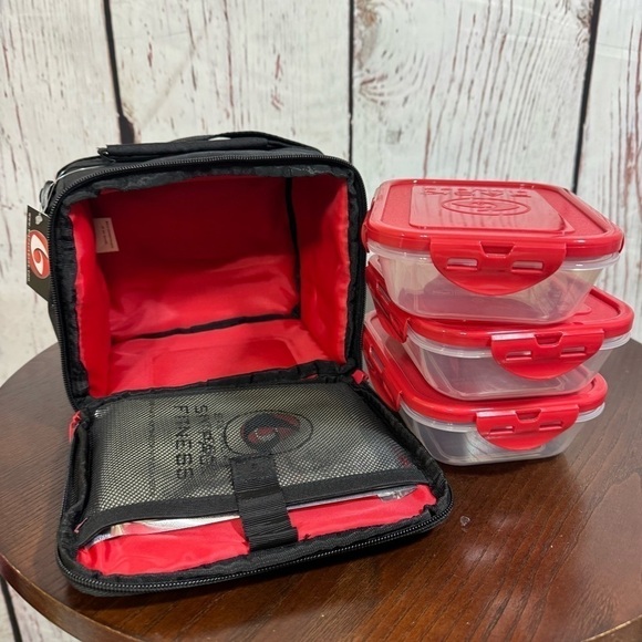 6 PACK FITNESS MOTIVATOR CUBE MEAL PREP MANAGEMENT SYSTEM 3 meals pack - Picture 7 of 10